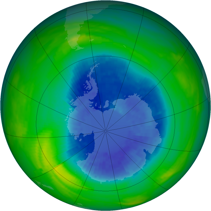 Ozone Map 1986-09-14